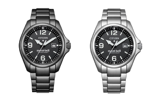 メタルバンドモデル（ブラック）とメタルバンドモデル（シルバー）