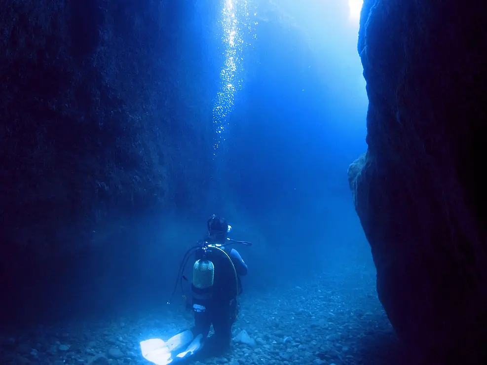 青海島ダイビング