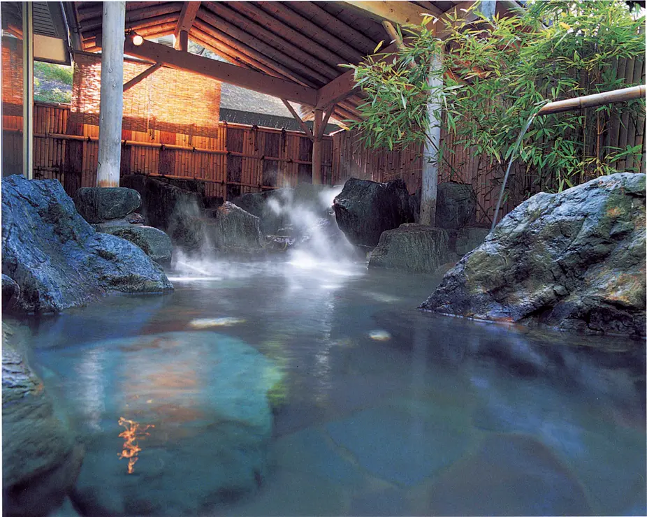 下部温泉の露天風呂