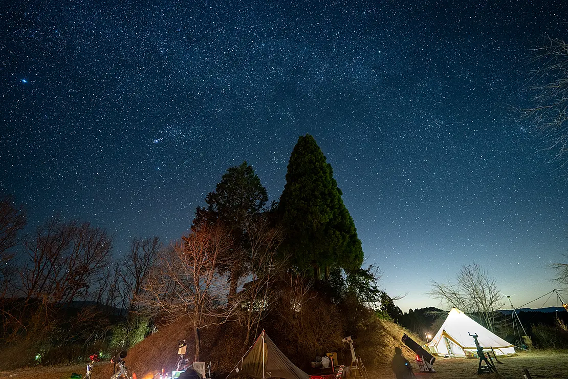 満点の星空の風景