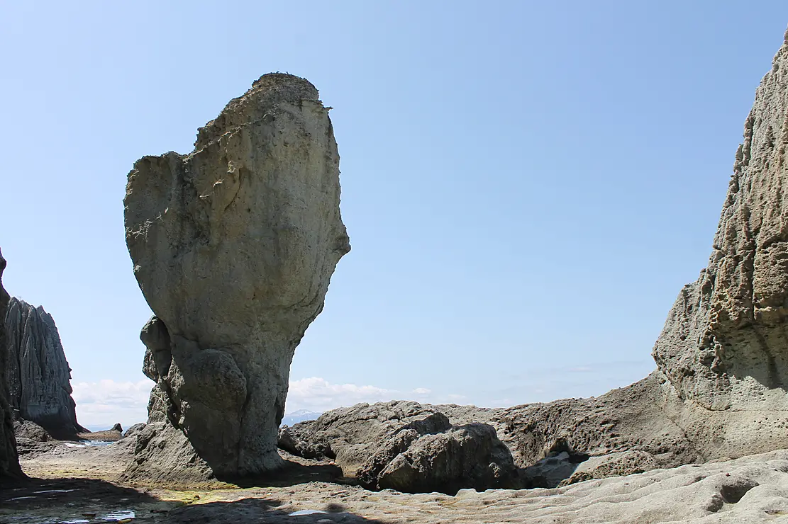 海岸の奇岩