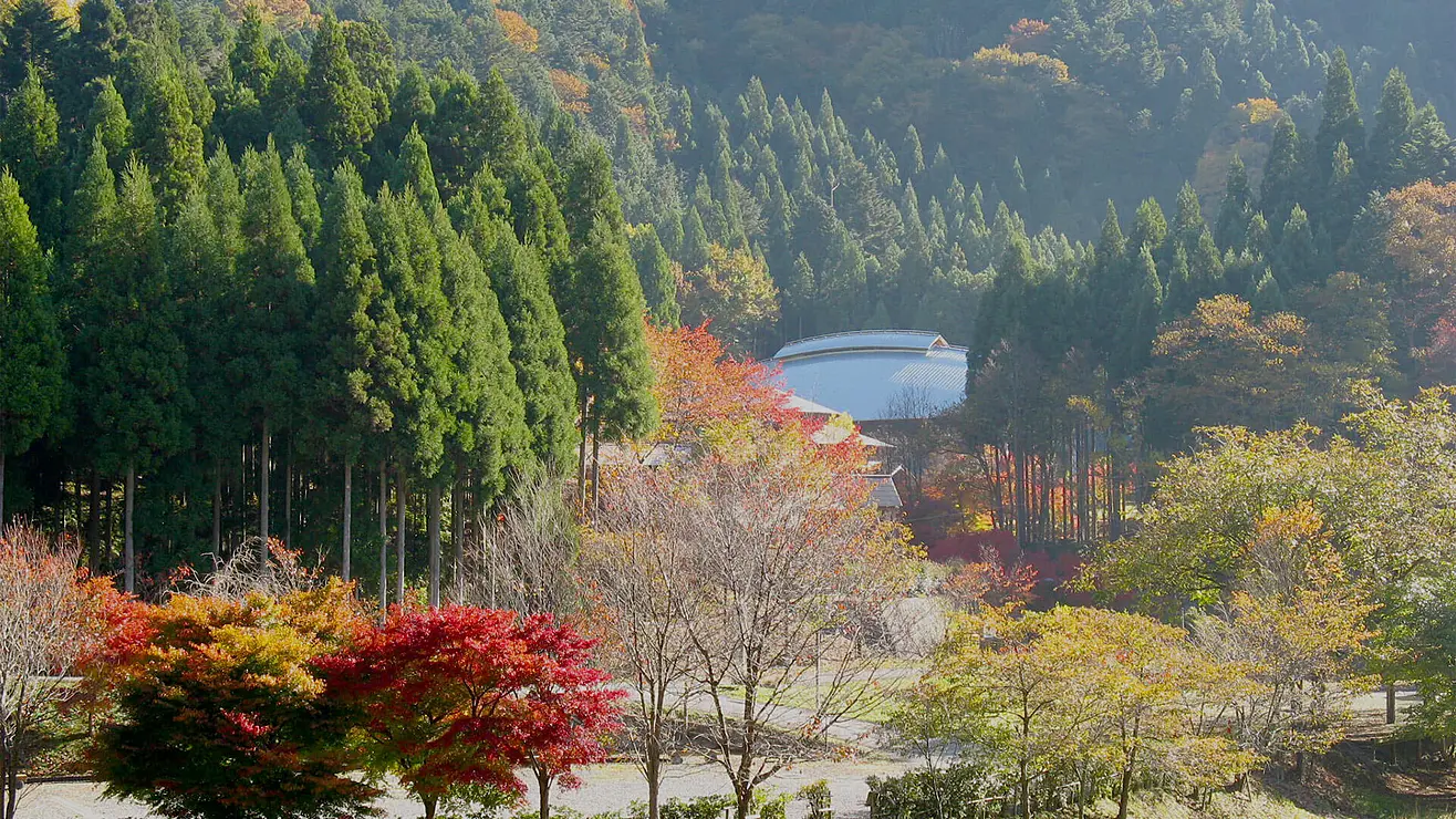 花背リゾート「山村都市交流の森」の風景