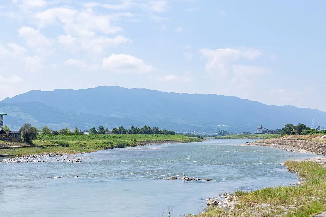 筑後川からの風景