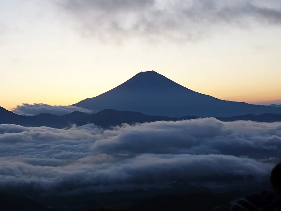 富士山と雲海