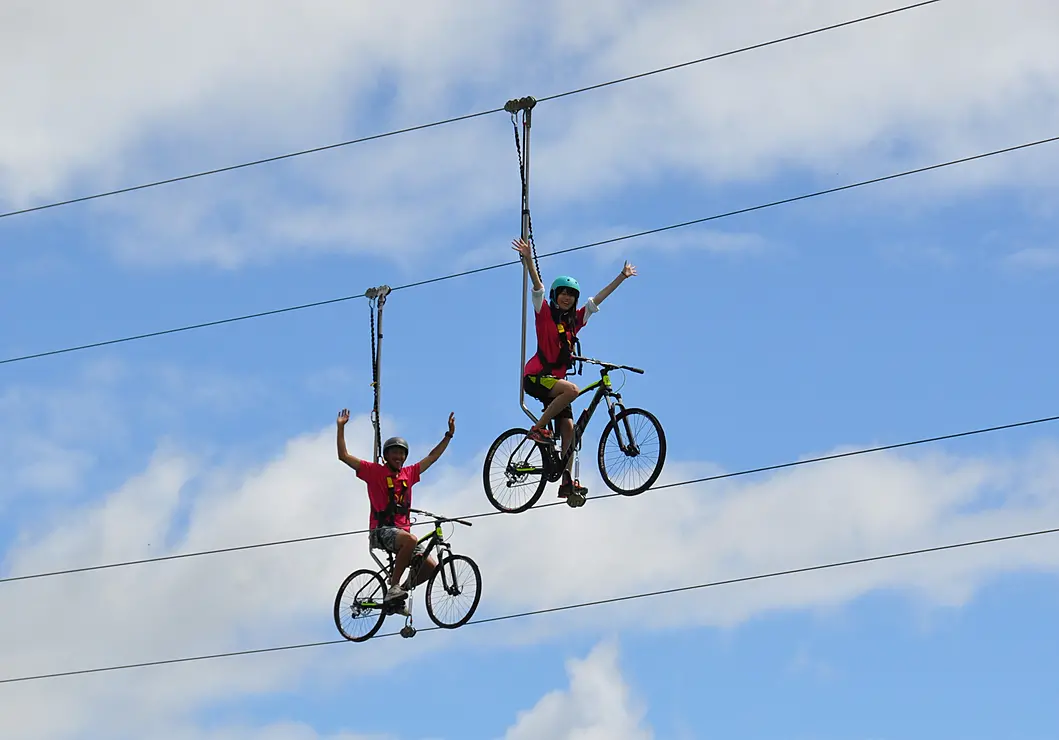 アクティビティを楽しむ人