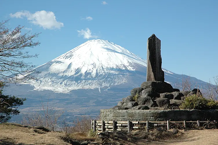 足柄峠越しの富士山
