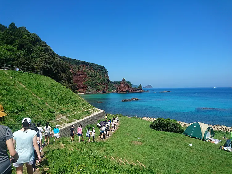 目の前が海のキャンプ場