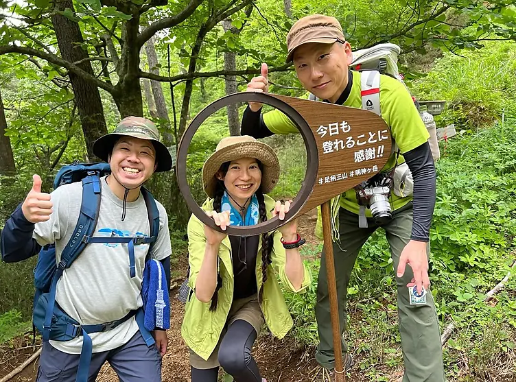 神明水に設置されているフォトプロップス