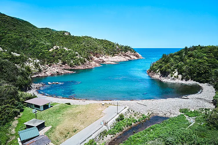 耳浦キャンプ場全景