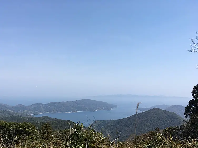 焼火山展望台からの眺望