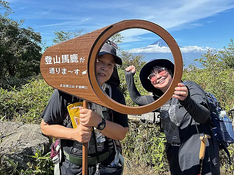 猪鼻砦に設置してあるフォトプロップス