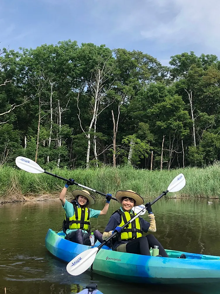 網走湖カヤック
