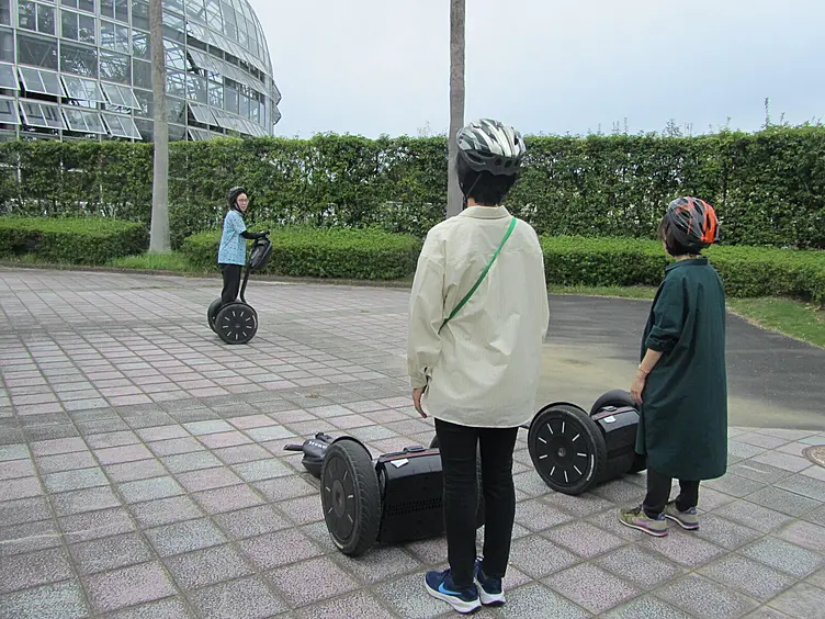 セグウェイの講習中