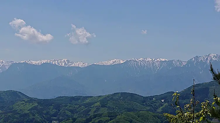 大姥山頂上からの眺め