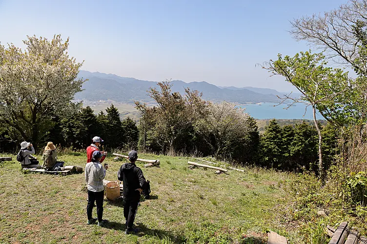 山口百名山「雨乞山」山頂展望所からの眺め