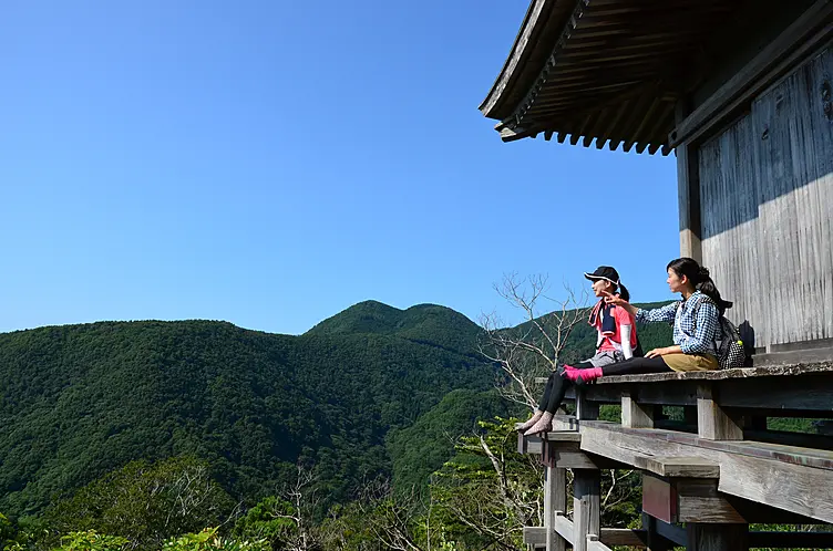 三徳山三佛寺からの眺望