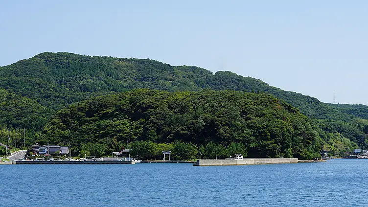 黒木御所阯遠景
