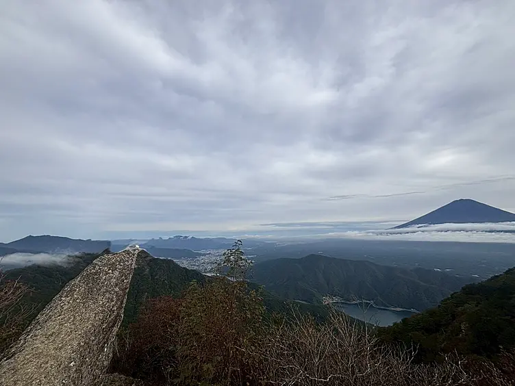 頂上からの景色