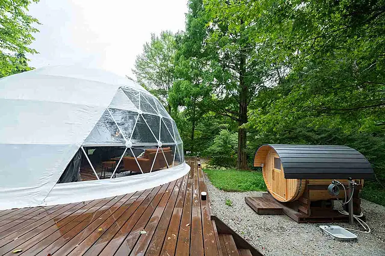 テントとサウナ