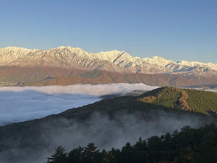 鷹狩山展望台からの雲海
