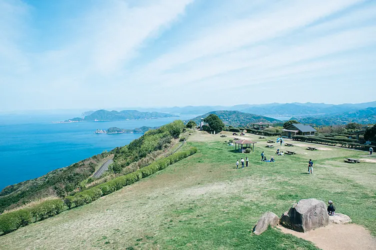 海と空の一大パノラマがひろがります