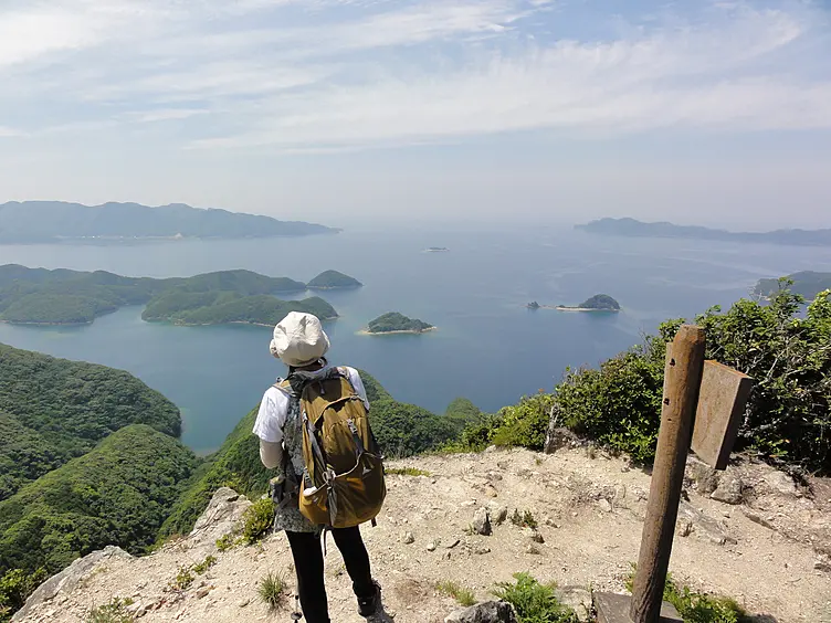 古代山城・金田城トレッキング