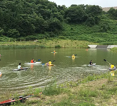 馬留池カヌー