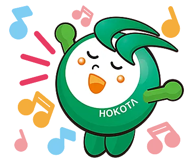 歌っているゆるキャラ